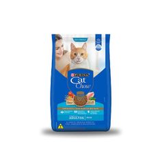 Ração Seca Cat Chow Defense Plus para Gatos Adultos Peixe 2,7kg