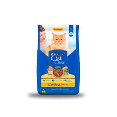 Ração Seca Cat Chow Defense Plus para Gatos Adultos Castrados Frango 2,7kg