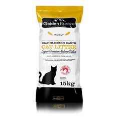 Areia Higiênica Golden Breeze Super Premium para Gatos 15kg