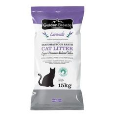 Areia Higiênica Golden Breeze Perfume Lavanda para Gatos 15kg