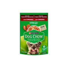 Ração Úmida Dog Chow para Cães Adultos Cordeiro Sachê 100g