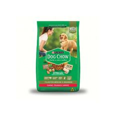 Ração Seca Dog Chow para Cães Filhotes e Fêmeas Lactantes Porte Médio e Grande Carne, Frango e Arroz 15kg