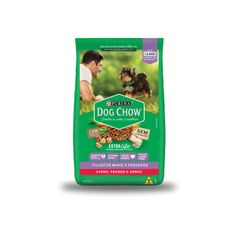Ração Seca Dog Chow para Cães Filhotes e Fêmeas Lactantes Porte Mini e Pequeno Carne, Frango e Arroz 1kg