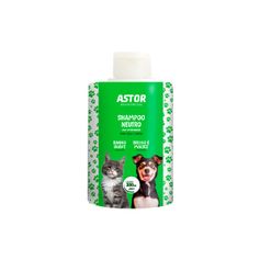 Shampoo Mundo Animal Astor Banho em Casa Neutro para Cães e Gatos 300ml