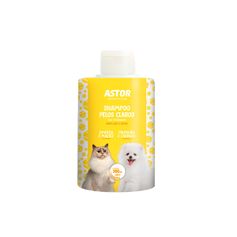 Shampoo Mundo Animal Astor Pelos Claros para Cães e Gatos 300ml