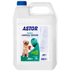 Shampoo Mundo Animal Astor Limpeza e Brilho para Cães e Gatos 5lts