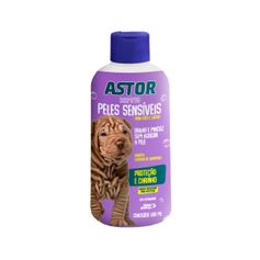 Shampoo Mundo Animal Astor Peles Sensíveis para Cães e Gatos 500ml