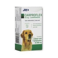 Anti-inflamatório Mundo Animal Carproflex 44mg para Cães - Contém 7 comprimidos
