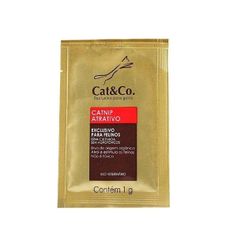 Atrativo Cat&Co Catnip para Gatos Sachê 1g
