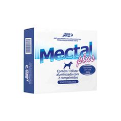 Vermífugo Mundo Animal Mectal Plus para Cães Porte Grande até 30kg - Contém 2 comprimidos