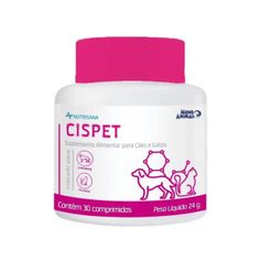 Suplemento Alimentar Mundo Animal Nutrisana Cispet para Cães e Gatos - Contém 30 Comprimidos