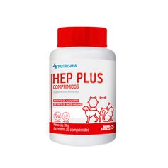 Suplemento Alimentar Mundo Animal Nutrisana Hep Plus para Cães e Gatos 30g - Contém 30 comprimidos