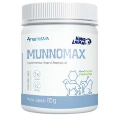 Suplemento Mineral Mundo Animal Nutrisana Munnomax para Cães e Gatos 80g
