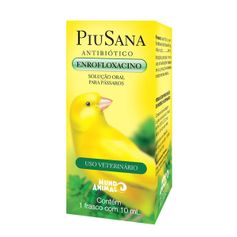 Antibiótico Mundo Animal Piusana para Pássaros 10ml