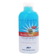 Antipulgas Mundo Animal Pulgoff Banho Seco para Cães e Gatos 500g