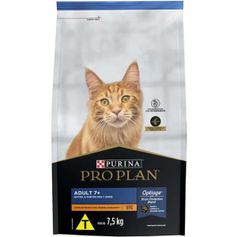 Ração Seca Purina Pro Plan Adult 7+ para Gatos Idosos 7,5kg
