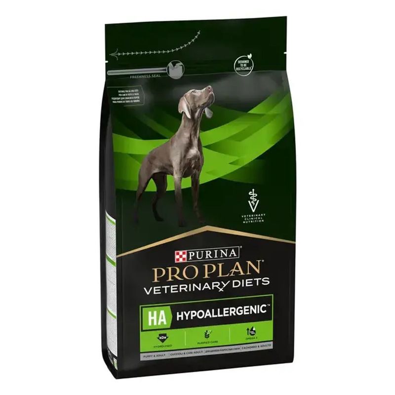 Ra  o Seca Purina Pro Plan Veterinary Diets Hypoallergenic HA para C es Adultos 2kg 1
