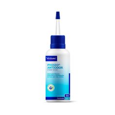 Limpador Auricular Virbac Phisio Antiodor para Cães e Gatos 100ml