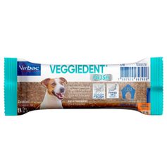 Tira Mastigável Virbac Veggiedent Fr3sh para Cães Porte Pequeno de 5kg até 10kg - Contém 1 unidade