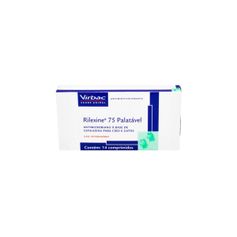 Antibiótico Virbac Rilexine 75 Palatável 14 Comp