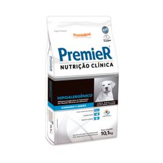 Ração Seca Premier Nutrição Clínica Hipoalergênico para Cães Adultos Porte Médio e Grande 10,1kg