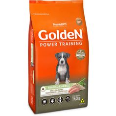 Ração Seca Golden Power Training para Cães Filhotes Frango 15kg