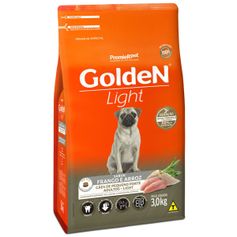 Ração Seca Golden Light para Cães Adultos Raças Pequenas Mini Bits Frango 3kg