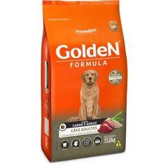 Ração Seca Golden Fórmula para Cães Adultos Carne 15kg