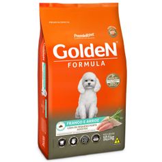 Ração Seca Golden Fórmula para Cães Adultos Porte Pequeno Mini Bits Frango 10,1kg