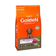 Ração Seca Golden Fórmula para Cães Filhotes Porte Pequeno Mini Bits Carne 3kg