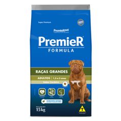 Ração Seca Premier Fórmula Cães Adultos Porte Grande Cordeiro 15kg