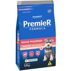Ração Seca Premier Fórmula para Cães Filhotes Porte Pequeno Mini Bits Frango 1kg