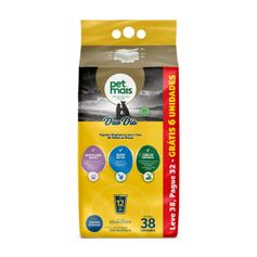 Tapete Higiênico Petmais Duo Dia para Cães 85x60cm - Contém 32+6 unidades