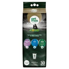 Tapete Higiênico Petmais Ecopads para Cães com Atrativo Canino 80x60cm - Contém 30 unidades