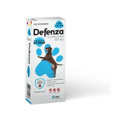 Antipulgas, Bicho-de-Pé, Carrapatos e Sarnas Defenza® 400mg Cães de 20 a 40kg 1 Comp. Mastigável MSD Saúde Animal