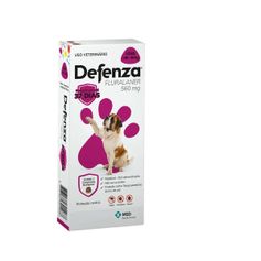 Antipulgas, Bicho-de-Pé, Carrapatos e Sarnas Defenza® 560mg Cães de 40 a 56kg 1 Comp. Mastigável MSD Saúde Animal