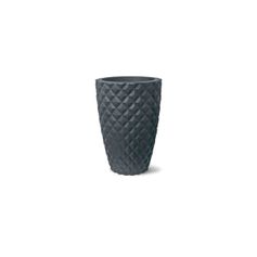 Vaso Nutriplan Diamante Cônico para Plantas Preto 38cm