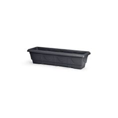 Vaso Nutriplan Jardineira Romano de Plástico para Plantas Preto 50cm