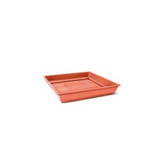 Prato Nutriplan Floreira Romano Quadrado de Plástico para Vaso Cerâmica N2
