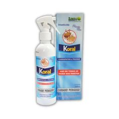 Inseticida Rawell Koral para Carrapatos e Pulgas 240ml