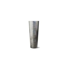 Vaso Nutriplan Classic Prime Cone para Plantas Cinza Metálico 70cm
