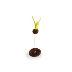 Brinquedo Arranhador Peninha para Gato Marrom