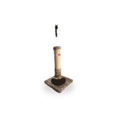 Poste Arranhador com Brinquedo para Gatos Mescla Caramelo
