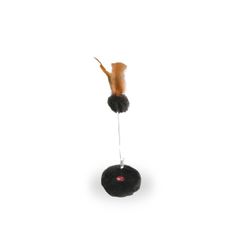 Brinquedo Arranhador Peninha para Gato Chumbo