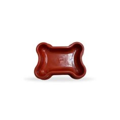 Comedouro de Plástico para Cães e Gatos N2 Vermelho 600ml