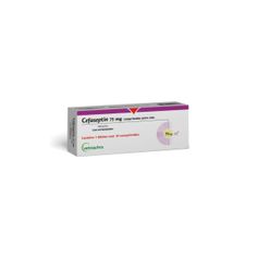 Antibiótico Vetoquinol Cefaseptin 75mg para Cães - Contém 10 comprimidos