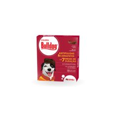 Coleira Antipulgas e Carrapatos Coveli Bulldog 7" para Cães Porte Médio e Grande