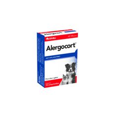Anti-Inflamatório Coveli Alergocort para Cães e Gatos - Contém 10 comprimidos