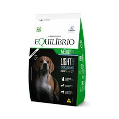 Ração Seca Equilíbrio Light para Cães Adultos Porte Médio Frango 12kg