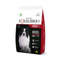 Ração Seca Equilíbrio para Cães Adultos Porte Médio Carne 12kg